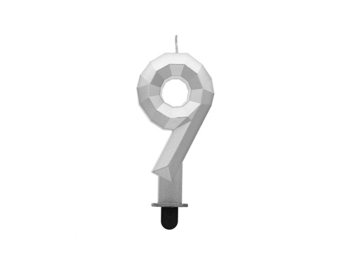 Lumânare de argint cu diamant - 9 - nouă