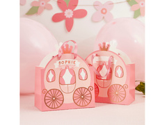 Geantă pentru trăsura prințesei - 20.5cm x 17.5cm - 4 buc.