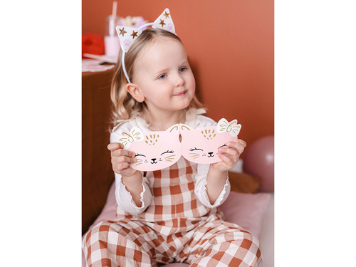 Invitații aniversare cu plicuri Cats - 6 buc.