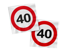 Șervețele de semn nr. 40 - 33 cm - 20 buc.