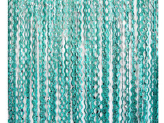 Perdea spirală turcoaz cu stele - 100 x 200 cm
