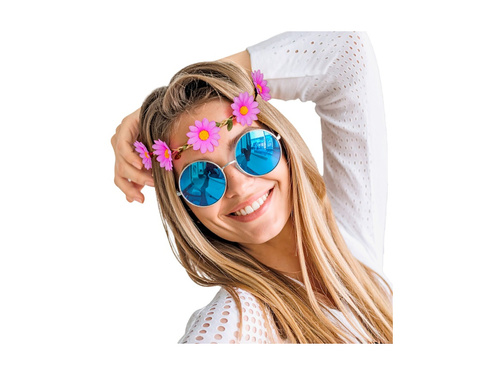 Bentiță cu flori mov