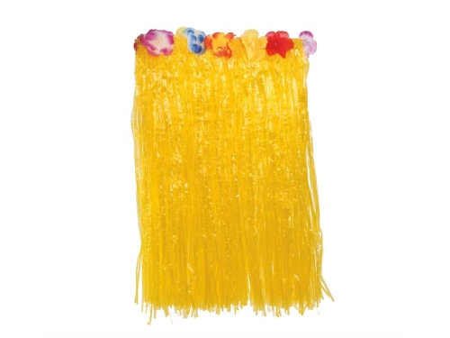 Fustă hawaiiană scurtă galbenă - 1 buc.