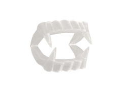 Jaws - fălci de vampir transparent Halloween - 1 buc.