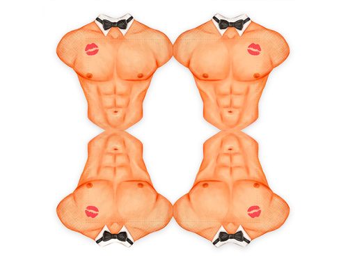 Șervețele Klout pentru bărbați - 16,5 x 16,5 cm - 10 buc.