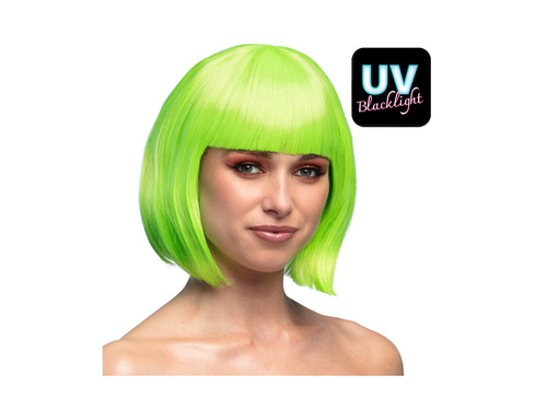Cabaret peruca neon verde