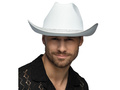 Pălărie de cowboy cu zirconii albe - 1 buc.