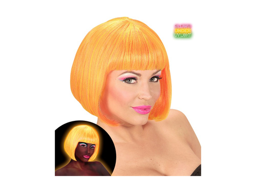 Valentina peruca neon portocaliu și galben - mix