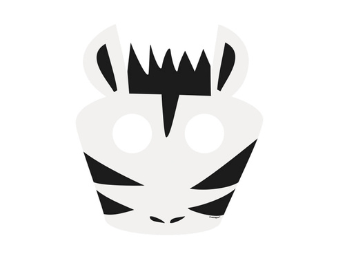 Măști din setul Safari - 8 piese.