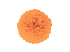 Decorațiuni florale suspendate pom pom - portocaliu - 25 cm - 1 buc.