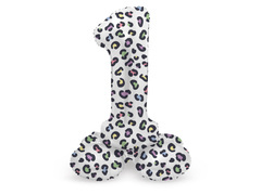 Numărul 1 Pantera balon de folie în picioare - 41 cm - 1 buc.