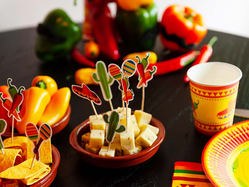 Pahare de hârtie Mexic - 210 ml - 10 buc.