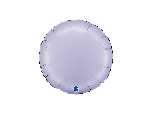 Balon rotund din folie satin liliac - 14" - 1 buc.