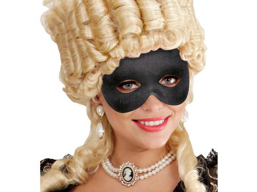 Mască de carnaval venețiană neagră - 1 buc.