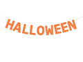 Banner portocaliu de Halloween - 250 cm - 1 buc.