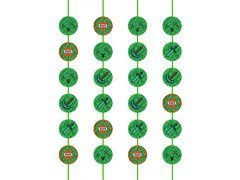 Decorațiune de agățat pixel pentru ziua de naștere - 4 buc.