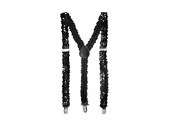 Bretele negre cu paiete