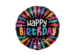 Balon cu folie Happy Birthday - 35 cm - 1 buc.