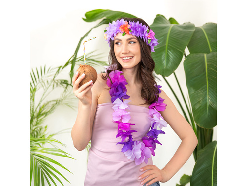 Colier Hawaiian Purple - 1 buc.