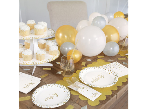 Suport pentru platouri dulci aurii - 1 buc.