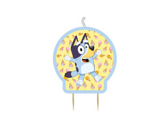 Lumânare aniversară albastră - 1 buc.