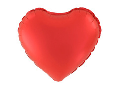 Balon folie Inimă roșu - 45 cm - 1 buc.