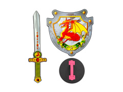 Set Dragon Knight - sabie și scut din spumă