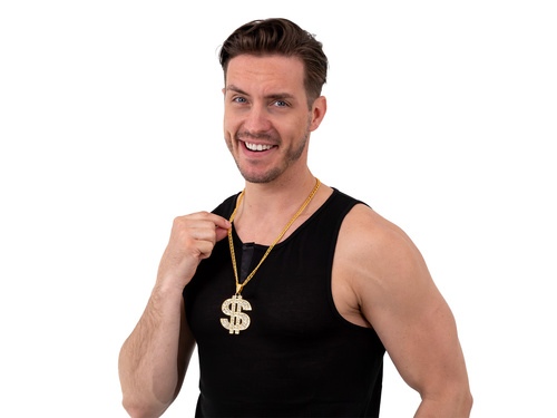 Colier Dollar cu zirconii - 1 buc.