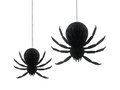 Rozeta de agățat decorațiune Spider pentru Halloween - 2 buc.