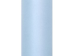 Tul albastru simplu - 30 cm x 9 metri - 1 buc.