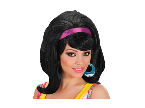 60s peruca negru