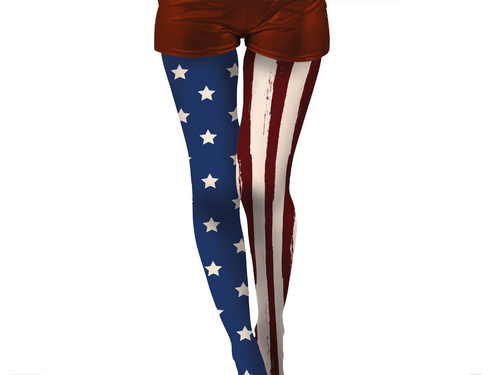 Colanți cu steagul SUA
