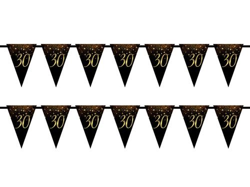 Banner cu steag strălucitor pentru a 30-a aniversare - 5m