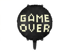 Game Over balon de folie - 35 cm - 1 buc.