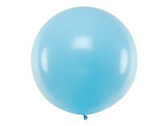 Balon gigant cu diametrul de 1 m - albastru pastel.