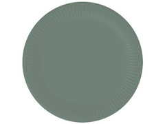 Farfurii de hârtie Sage - 18 cm - 6 buc.