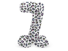 Număr 7 Panteră balon în picioare - 41 cm - 1 buc.