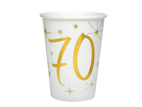 Cupe aniversare 70 de ani 70 de ani - 10 buc.