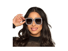 Ochelari de petrecere bling bling negru