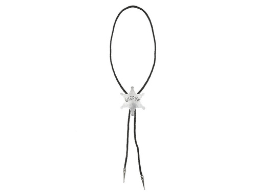 Cravată de cowboy Steaua șerifului - 1 buc.