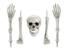 Set de decorațiuni Zakopane Skeleton Halloween