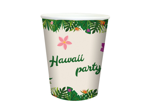 Pahare de petrecere Hawaii - 250 ml - 6 buc.