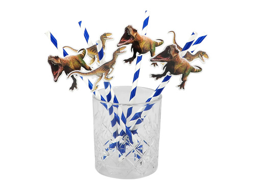 Paie de hârtie T-Rex - 20 cm - 6 buc.