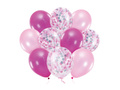 Set de baloane latex roz - 30 cm - 10 buc.