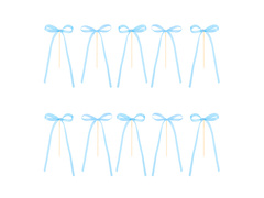 Picks pentru prăjituri - albastru - 10 buc.