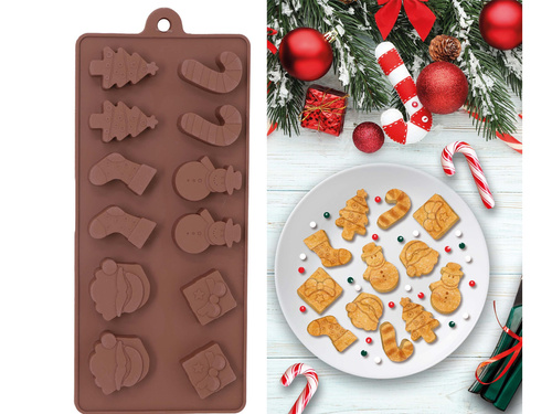 Forma pentru biscuiți de Crăciun - 12 buc.
