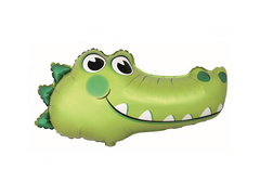 Balon din folie Crocodile - 79 x 42 cm - 1 buc.