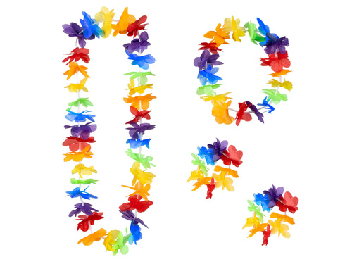 Set - Set curcubeu hawaiian - 3 piese