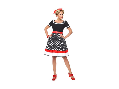 Ținută de modă din anii 1950.