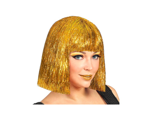 Peruca aurie strălucitoare Vegas